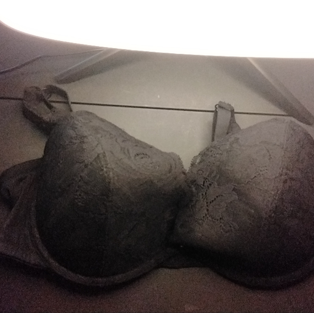 Delicates Bra 40C Pushup Black